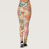 tropisch fruitpatroon leggings (Achterkant)
