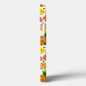 Tropisch fruitpatroon, rood en geel Case-Mate iPhone case (Achterkant / Links)