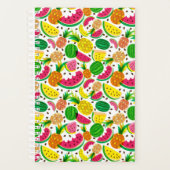 Tropisch fruitpatroon, rood en geel planner (Voorkant)