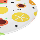 Tropisch Fruitpatroonontwerp Snijplank (Hoek)
