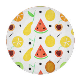 Tropisch Fruitpatroonontwerp Snijplank