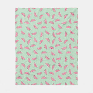 Tropisch fruitschilderingspatroon fleece deken