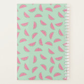 Tropisch fruitschilderingspatroon planner (Achterkant)