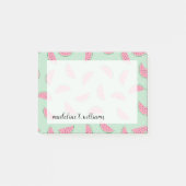 Tropisch fruitschilderingspatroon post-it® notes (Voorkant)