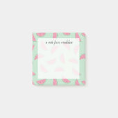 Tropisch fruitschilderingspatroon post-it® notes (Voorkant)