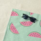 Tropisch fruitschilderingspatroon strandlaken (In situ)