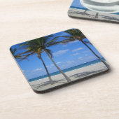 Tropisch Ft Lauderdale Beach Florida Onderzetter (Linkerzijde)