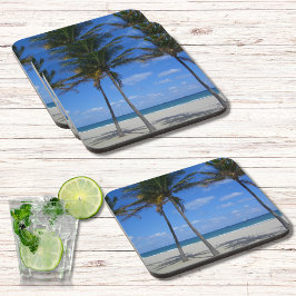 Tropisch Ft Lauderdale Beach Florida Onderzetter