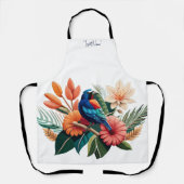 Tropisch gebaar: een levendige fusie van Flora Schort (Voorkant)