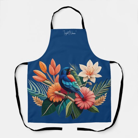 Tropisch gebaar: een levendige fusie van Flora Schort (Voorkant)