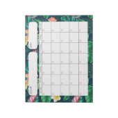 Tropisch gebladerte 2 kalender Notitieblok (Linkerzijde)