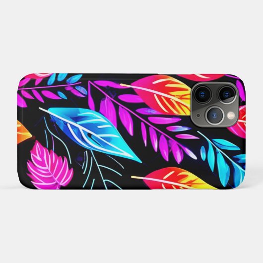 Tropisch gebladerte: bladkunst Case-Mate iPhone case (Achterkant (horizontaal))