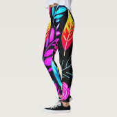 Tropisch gebladerte: bladkunst leggings (Links)