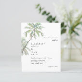 Tropisch gebladerte Budget Palm Tree II bruiloft (Staand voorkant)