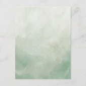 Tropisch gebladerte Floral bruiloft informatie Informatiekaartje (Achterkant)