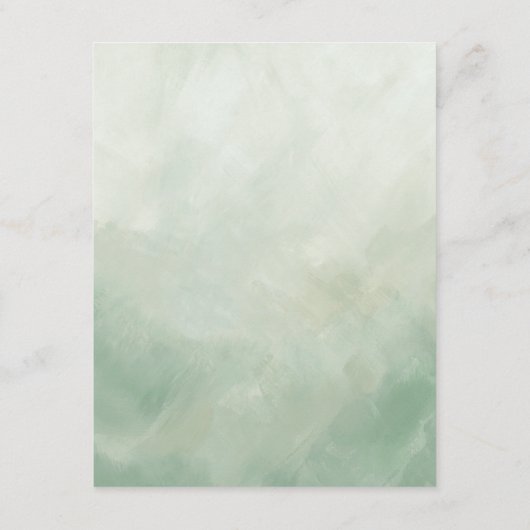 Tropisch gebladerte Floral bruiloft informatie Informatiekaartje (Achterkant)