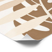 Tropisch gebladerte - Japandi Poster-Minimal Wall Perfect Poster (Hoek)