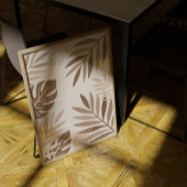 Tropisch gebladerte - Japandi Poster-Minimal Wall Perfect Poster