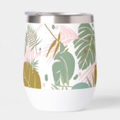 Tropisch gebladerte - Monstera en palmblad patroon (Rechts)