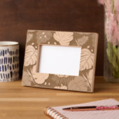 Tropisch gebladerte - Monstera en palmblad patroon Gegraveerde Lijstjes (Links)