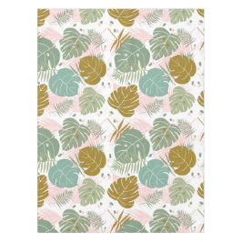 Tropisch gebladerte - Monstera en palmblad patroon Tafelkleed