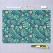 Tropisch gebladerte patroon weefsel papier (Craft)