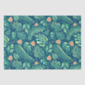 Tropisch gebladerte patroon weefsel papier (Voorkant)