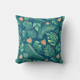 Tropisch gebladerte Sierkussen