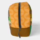 Tropisch gebladerte Summer Brown Toilettasje (Rechts)