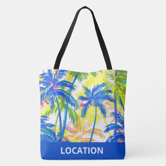 "Tropisch" gebruik Tote Bag (Achterkant)