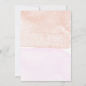 Tropisch gedroogd handpalm Laat Floral Bridesmaids Kaart (Achterkant)