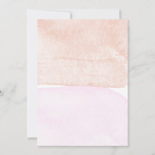 Tropisch gedroogd handpalm Laat Floral Bridesmaids Kaart (Achterkant)