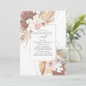 Tropisch gedroogde palmbladeren Bladgroen Afstuder Kaart (Staand voorkant)