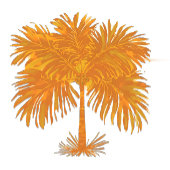Tropisch Geef Dank Thanksgiving Palm Schort