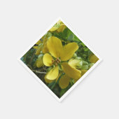 Tropisch geel geelhout met gouden douche servet (Hoek)