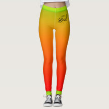 Tropisch geel rood verloop met als een baas tekst