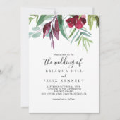 Tropisch gekleurde kalkhoudende flora De verbindin Kaart (Voorkant)