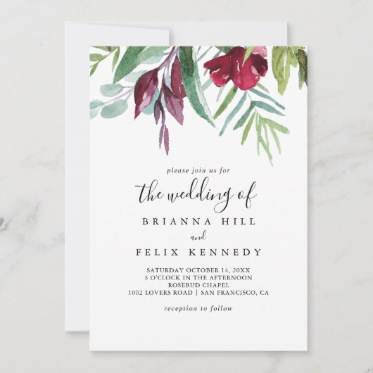 Tropisch gekleurde kalkhoudende flora De verbindin Kaart (Voorkant)