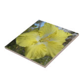 Tropisch gele bloem Tile Hawaii Floral Flower Tegeltje (Zijkant)