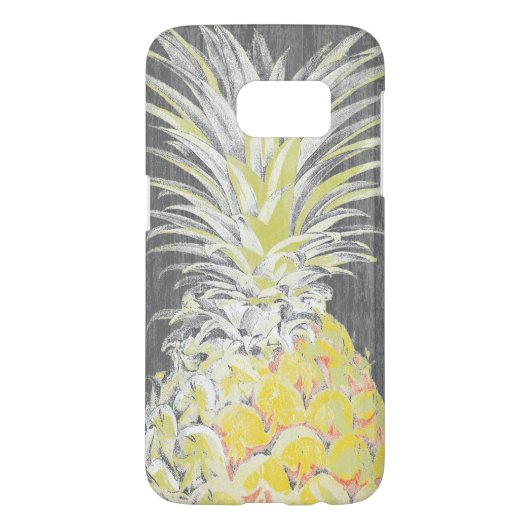 Tropisch gele Pinneapple Case-Mate Samsung Galaxy Hoesje (Achterkant)