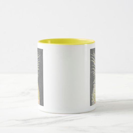 Tropisch gele Pinneapple Mok (Midden)