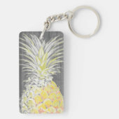 Tropisch gele Pinneapple Sleutelhanger (achterkant)