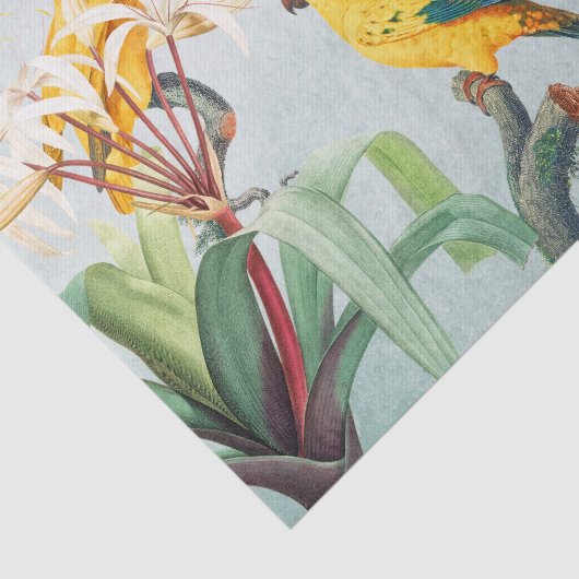 Tropisch gele wortelmeel tissuepapier (Detail)