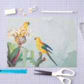 Tropisch gele wortelmeel tissuepapier (Craft)