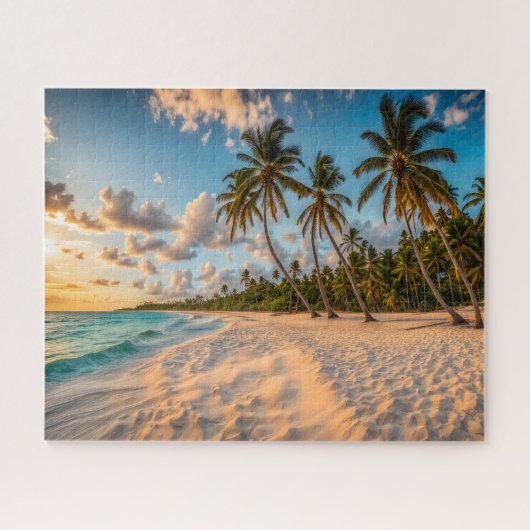 Tropisch geluk legpuzzel (Horizontaal)