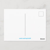 Tropisch gemengde zeeschelvis briefkaart (Achterkant)