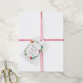 Tropisch geometrisch dank u labels voortrekken cadeaulabel (Met Touw)