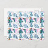 Tropisch geometrisch patroon briefkaart (Voorkant / Achterkant)