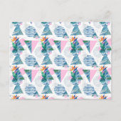 Tropisch geometrisch patroon briefkaart (Voorkant)