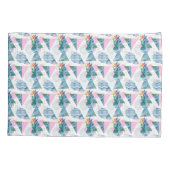 Tropisch geometrisch patroon kussensloop (Achterkant-Links)